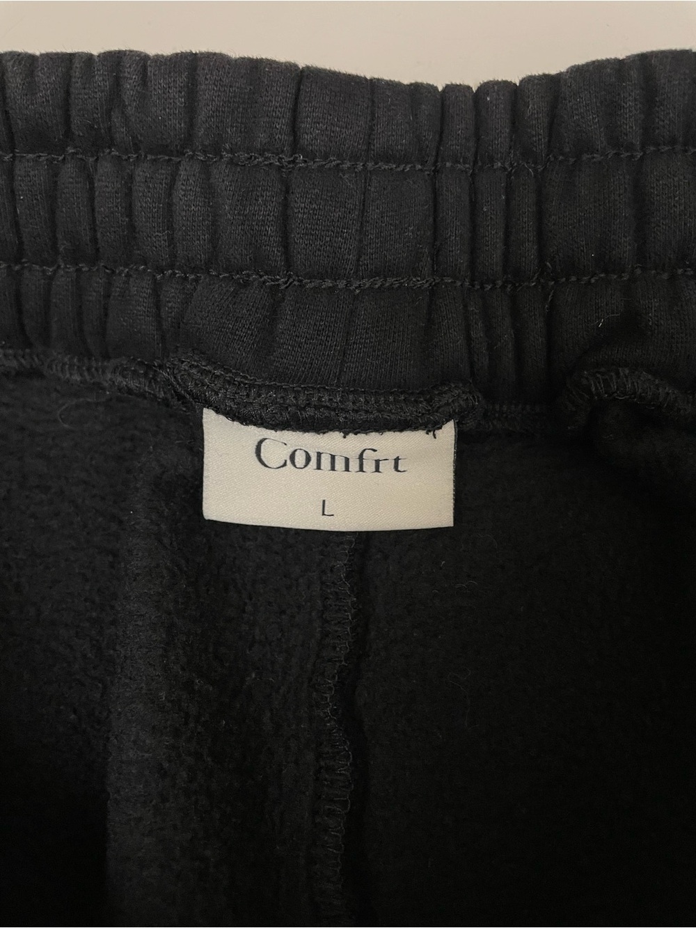Comfrt Tranquil Oversized Sweatpants Obsidian Black Large - Picture 10 of 13